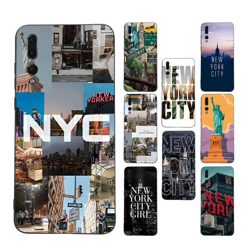 

NYC NEW YORK city Phone Case for Samsung A51 A30s A52 A71 A12 for Huawei Honor 10i for OPPO vivo Y11 cover