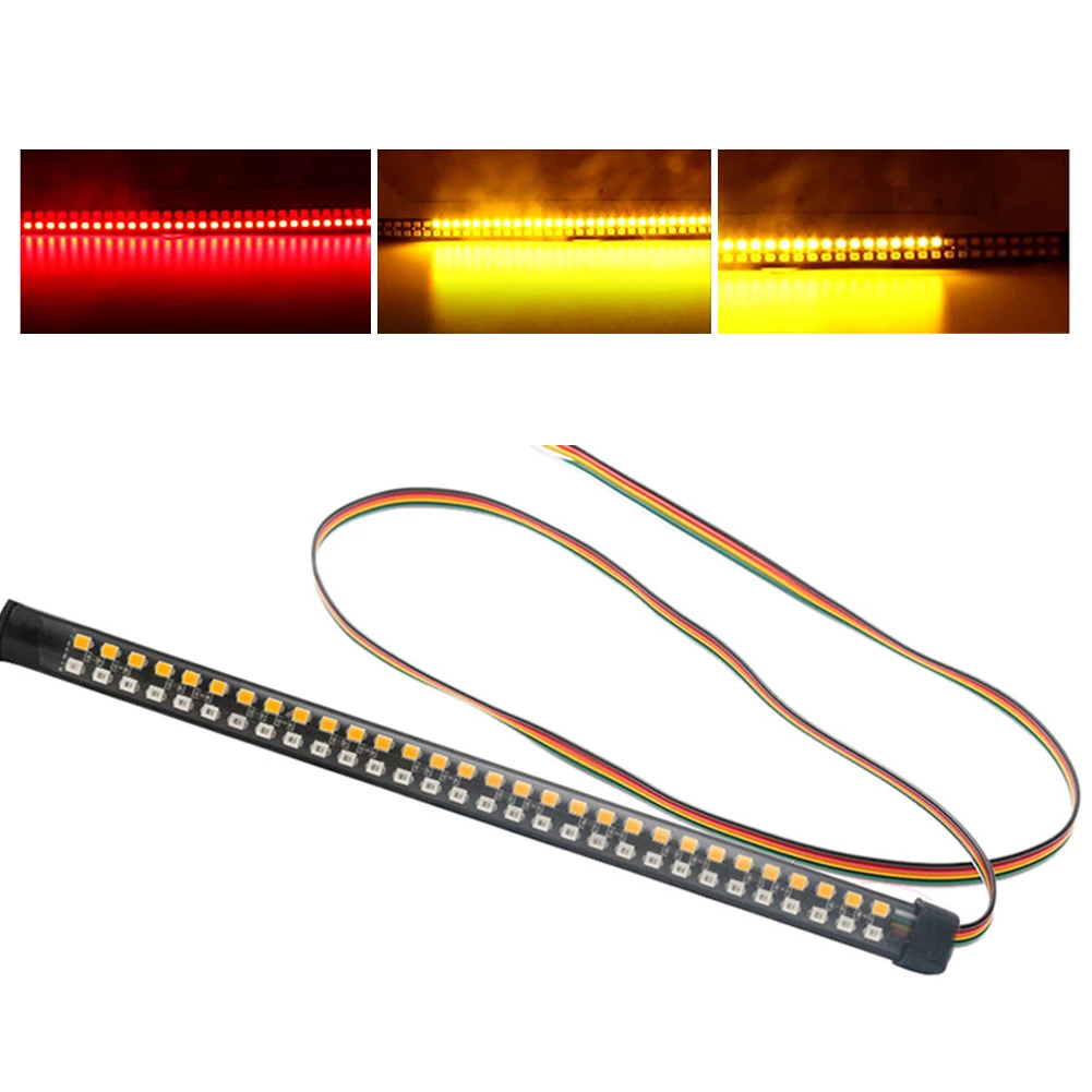 

Motorcycle Led Rear Turn Signal Brake Light Stop Daytime Running Lights for motorcycle ATV Waterproof Dual Color Universal