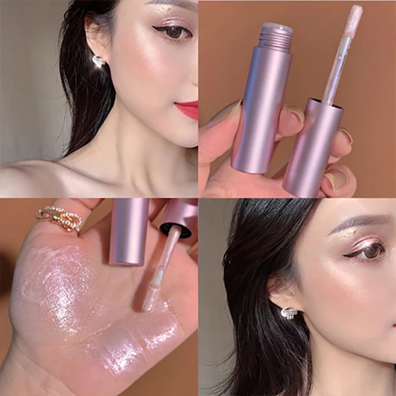 

Highlighting Blush eye shadow pearl Brighten Skin Diamond Glitter Illuminating Liquid Highlighter Body Face Contour Makeup