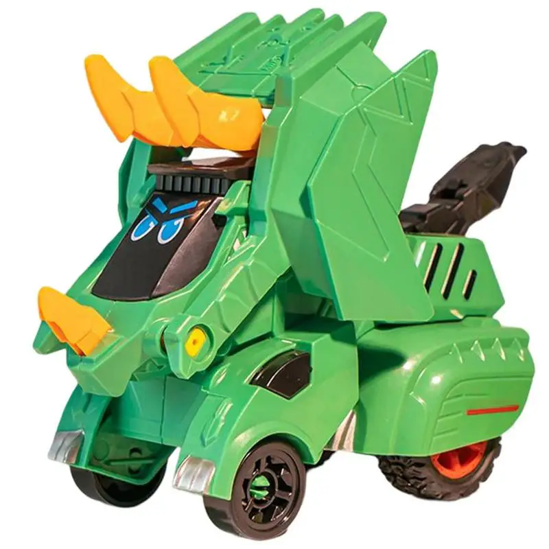 

Dinosaur Car Toy Triceratops Chariot Toy With Bright Colors Educational Toy Transforming Toy For Safe Havens Orphanages