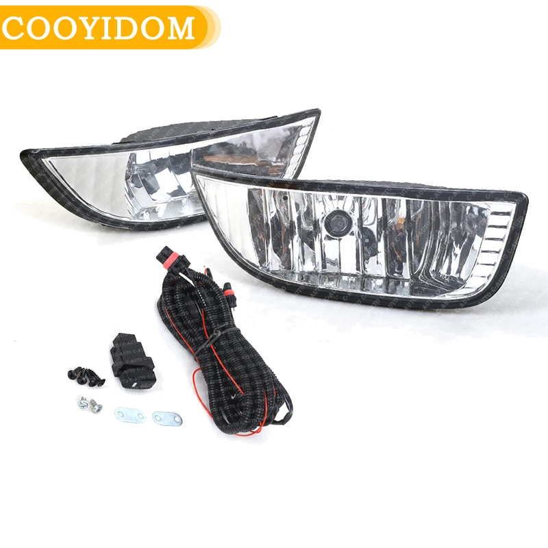 

Car Left Right Front Bumper Halogen Headlight For Mitsubishi Lancer EX 2007 2008 2009 2010 Lamp Fog Lights With Bulb & Switch