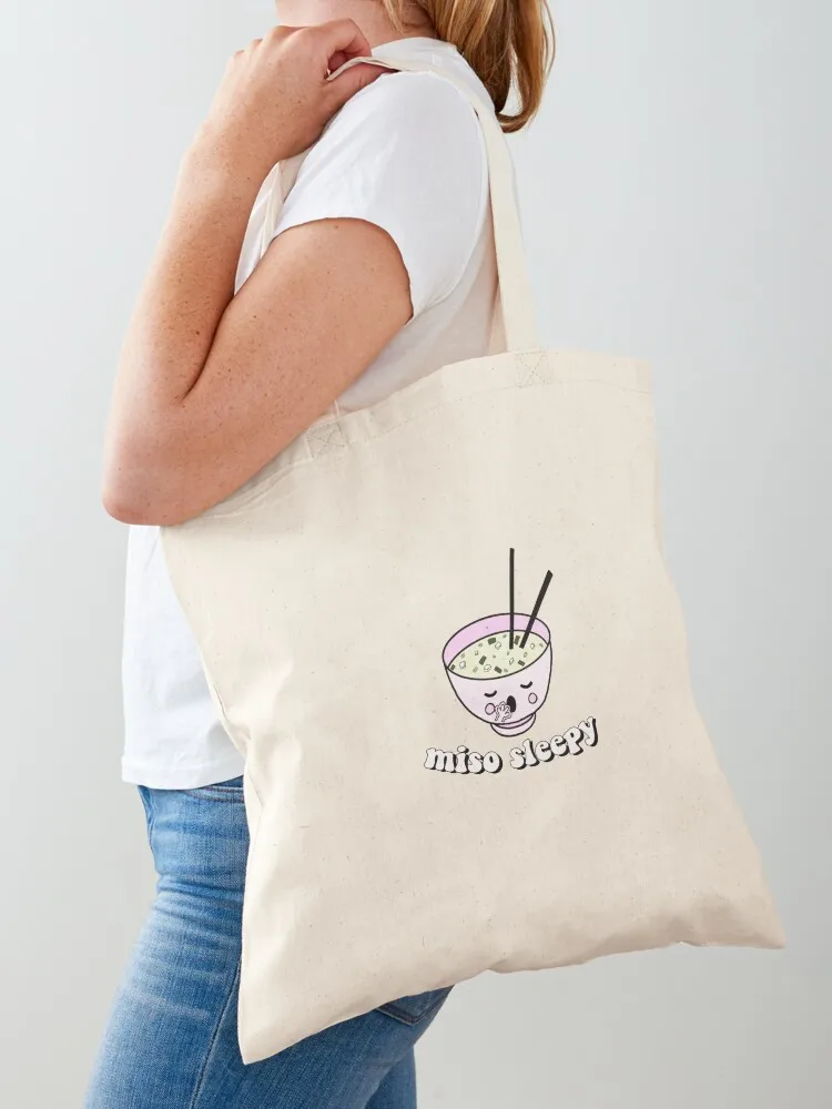 Miso Sley Tote Bag Тканевая сумка Сумки-тоут Эстетические многоразовые сумки для покупок