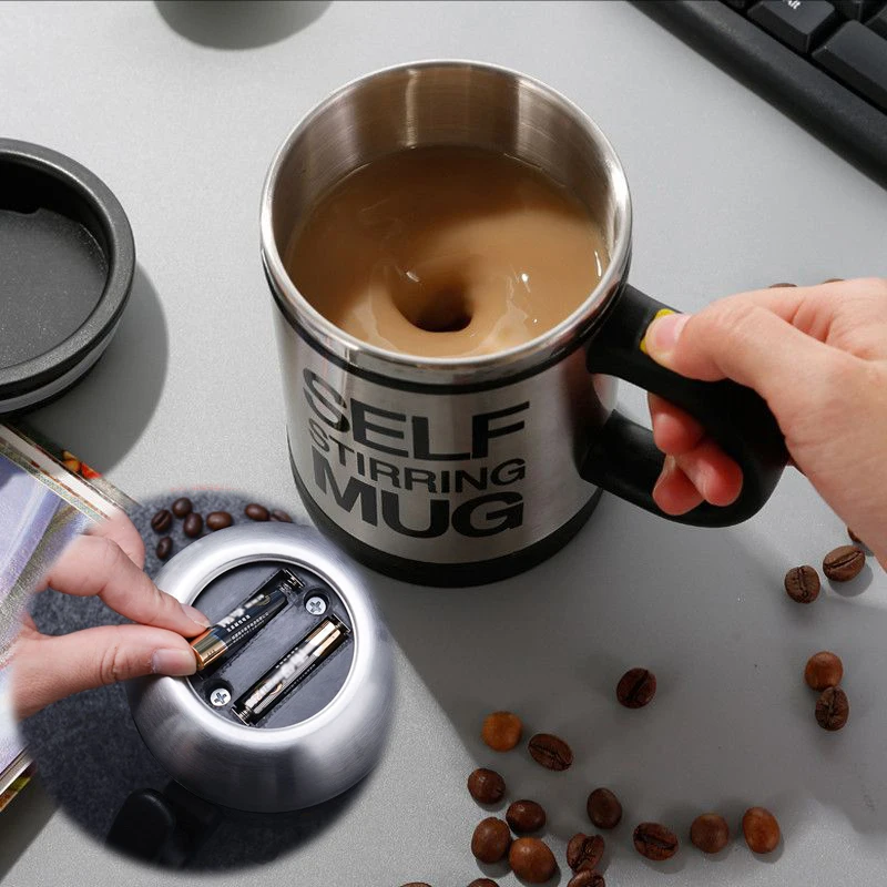 

Новинка креативная Магнитная кружка автоматическая Термокружка Из Нержавеющей Стали ленивый умный Миксер для кофе молока самоперемешивание чаша для блендера