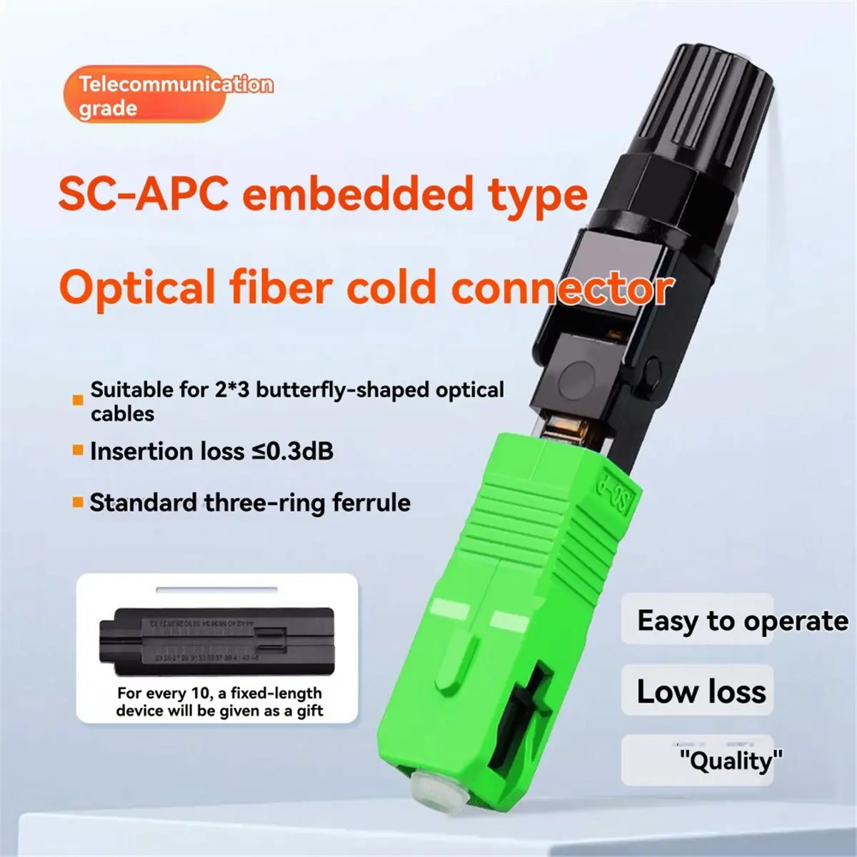 Фото 【A60I】 10 шт. оптического кабеля FTTH SC №5
