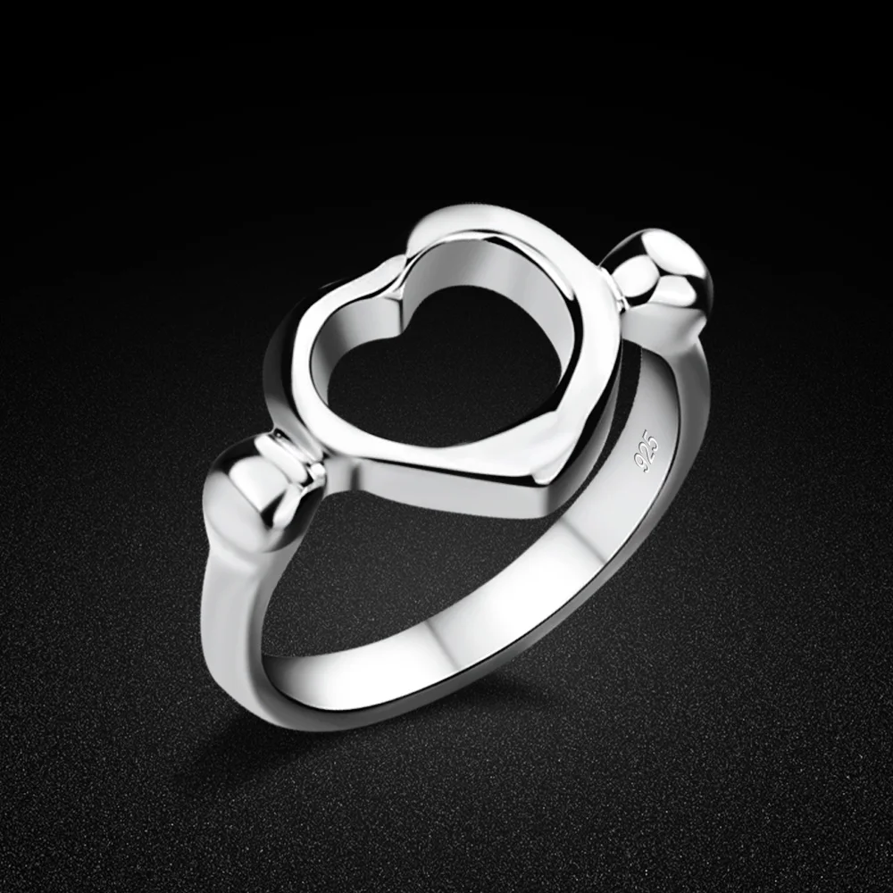 

Size 5-8# Ring 925 Sterling Silver New Fashion High Jewelry Heart Rings Romantic Infinity Endless Love Wedding Lover Anniversary