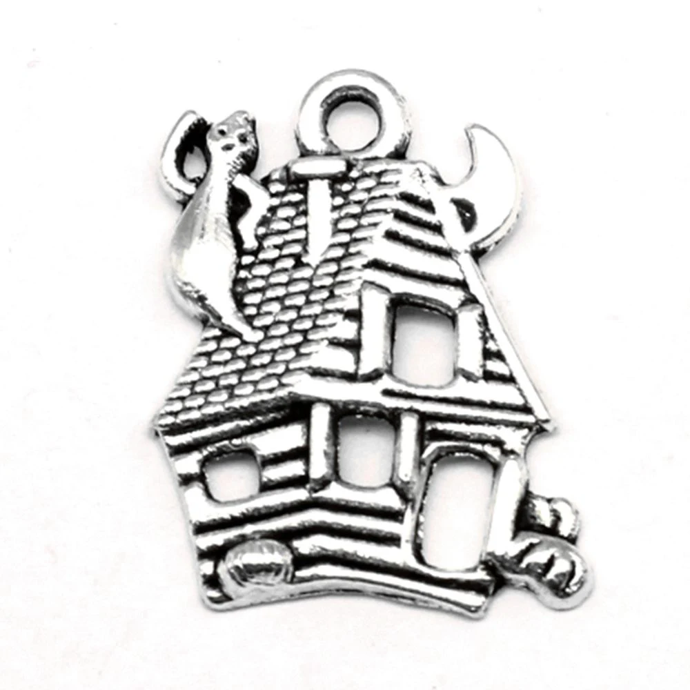 

House Charm For Making Jewelry Diy Finding 30pcs 19x24mm