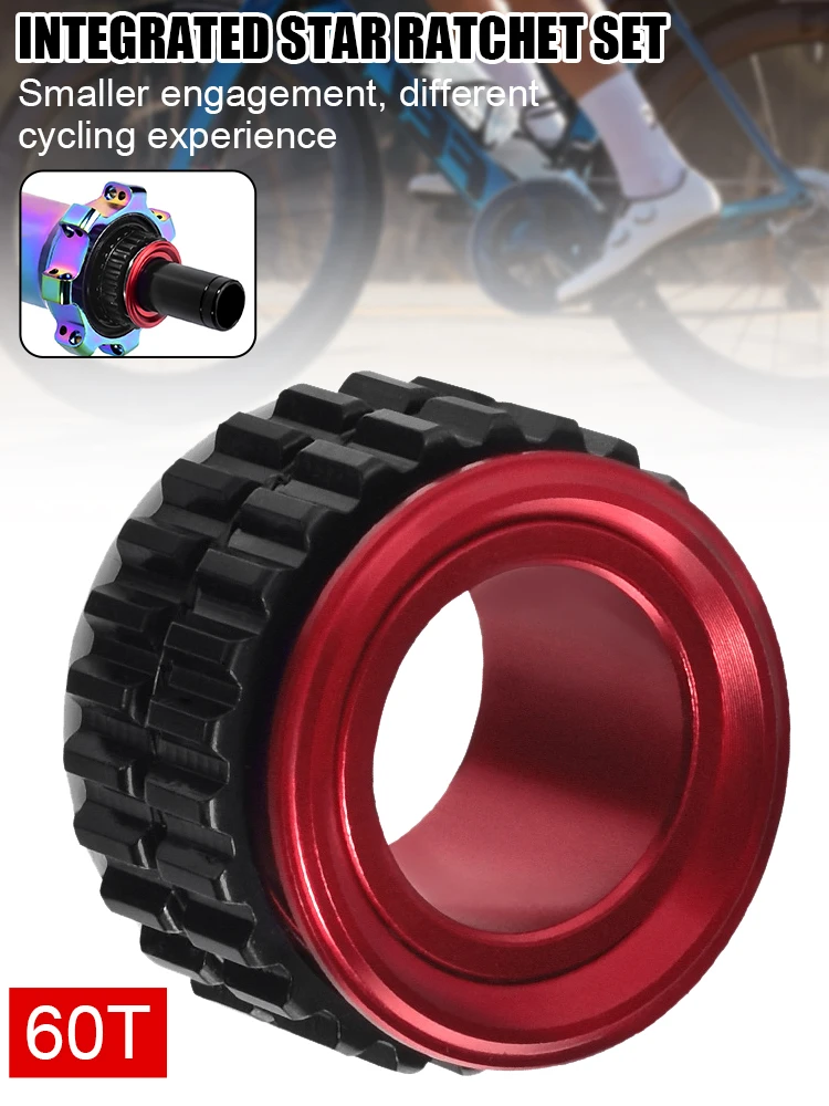 

60T Bicycle Star Ratchet Bicycle Hub Upgrade Kit For DT Swiss 190/240S/340/350/440/540 Hubs Cycling Accessories