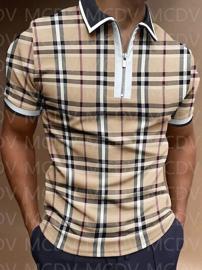 

Мужская модная повседневная рубашка-поло с коротким рукавом и 3D принтом, рубашка-поло, летние мужские топы