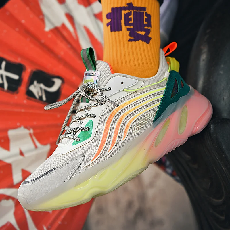 

Мужские кроссовки для тенниса, высококачественные мужские кроссовки, мужская спортивная обувь, сетчатые дышащие кроссовки с вулканизирова...