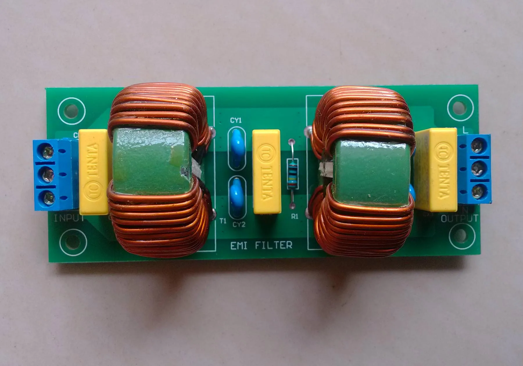 

Secondary 10A EMI Filter, Power Purifier, Noise Filtering, Impurities, AC and DC Universal Finished Product Board