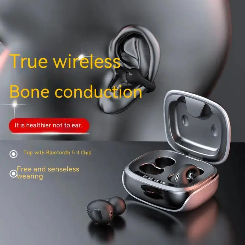 

JX80 Clip-ear Bone Conduction Bluetooth Earphone Wireless Headphones HD Sound Quality Comfortable Sport Earbuds Headsets