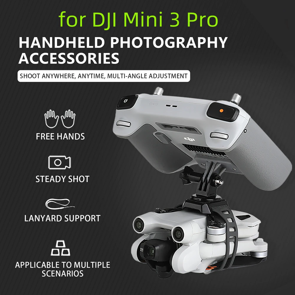 

for DJI Mini 3 Pro Handheld Camera Equipment Remote Control Fixed Fuselage Grip for DJI Mini 3 Pro Drone Accessories