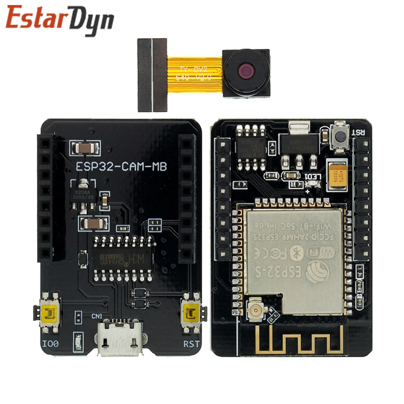 ESP32-CAM MICRO USB ESP32 Serial to WiFi CAM макетная плата CH340 CH340G 5V Bluetooth + OV2640 камера