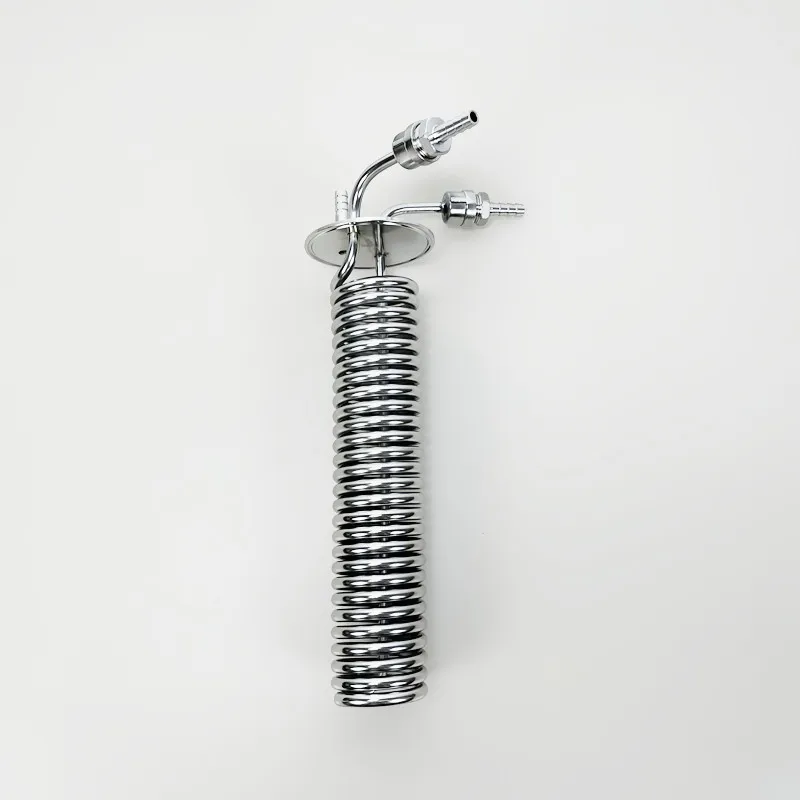 3-дюймовая охлаждающая катушка дефлегматора с тройным зажимом и наружной резьбой