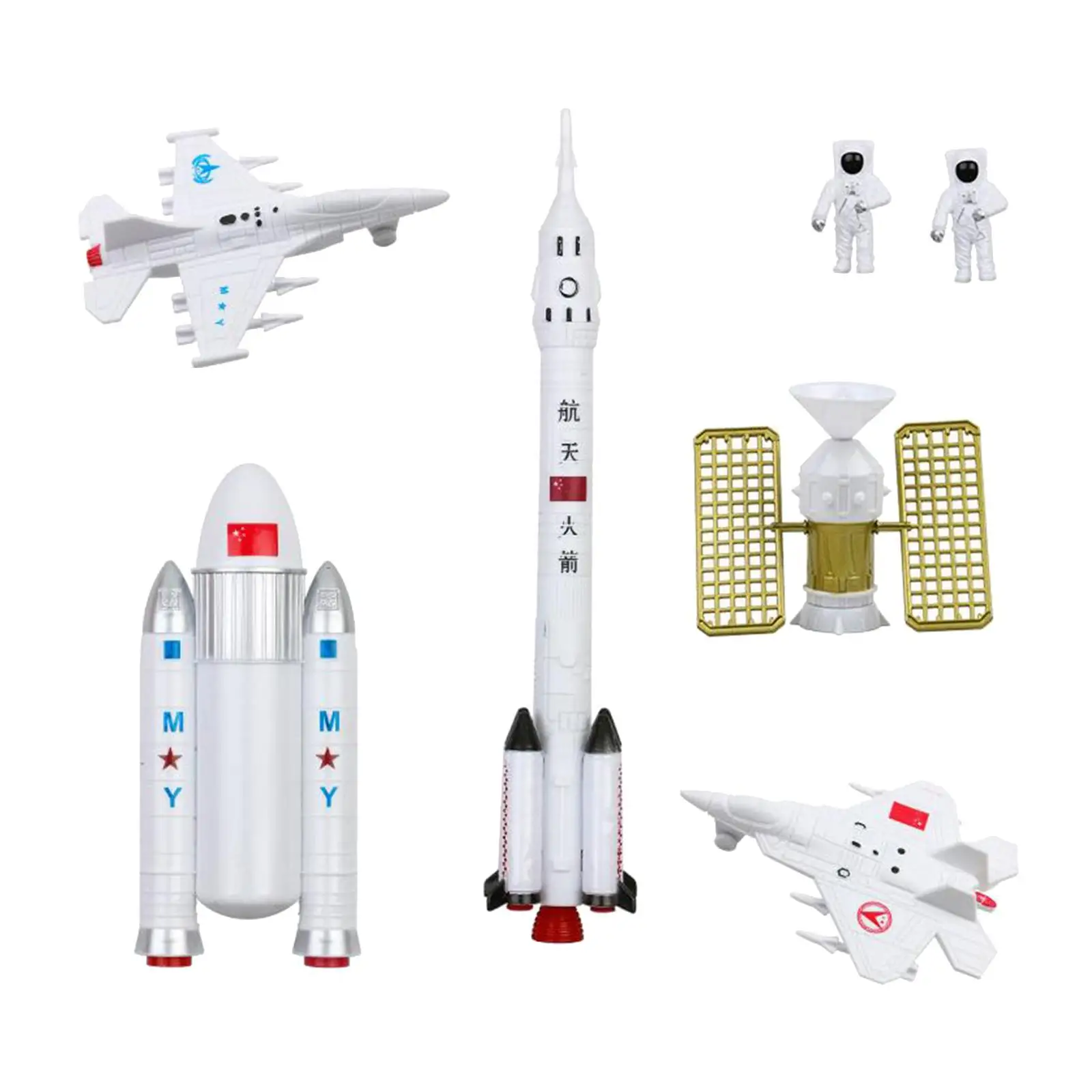 

7Pcs Space Toys for Kids Space Exploration Space Playset Educational Toys for Kindergarten