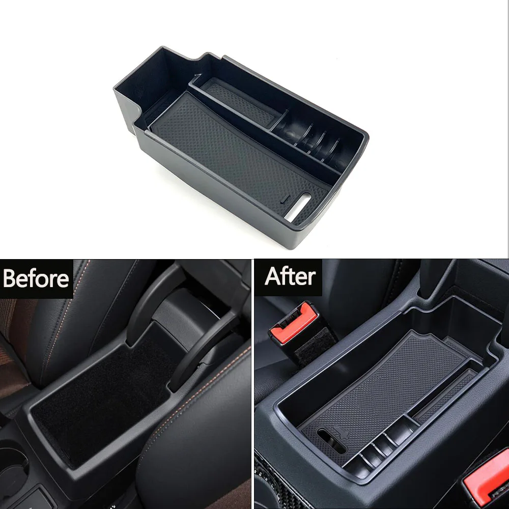 

For Audi A3 8V S3 A4 B8 B9 A5 Q2 Q3 Q5 Car Styling Accessories Container Organizer Stowing Tidying Central Armrest Storage Box