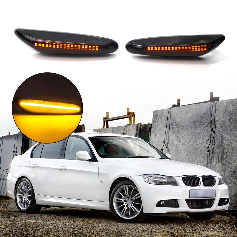 

Боковые габаритные огни левые и правые для BMW 1 серии E81, E82, E87, E88 (от 2004) 3 серии E46 LCI рестайлинг 01-05 5 серии E60, 2 шт.