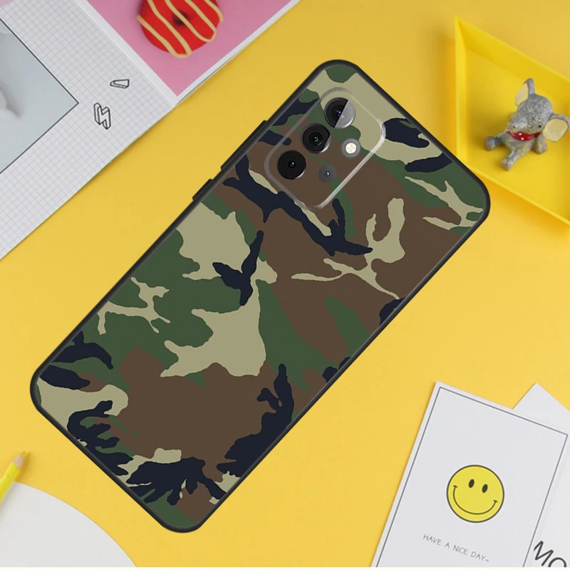 Чехол Камуфляжный армейский для Samsung Galaxy A54 A34 A14 A13 A33 A53 A12 A32 A52 A71 A51 A15 A25 A35 A55