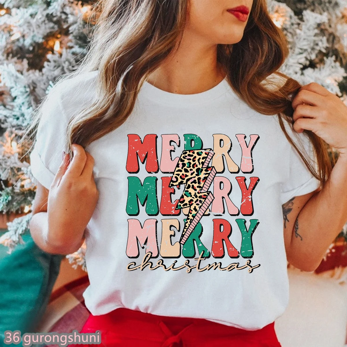 Рисунок 3 - Футболка женская с леопардовым