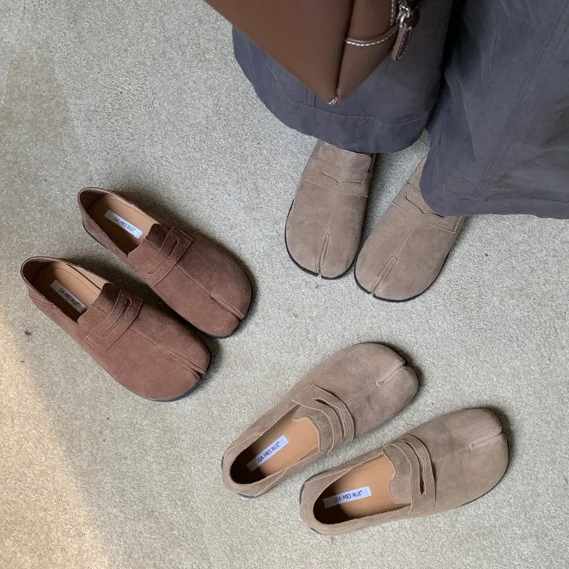 Женские кожаные лоферы Мэри Джейн в стиле Лолиты на плоской подошве женские