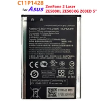 100 original replacement phone battery c11p1428 2400mah for asus zenfone 2 laser ze500kl ze500kg z00ed 5