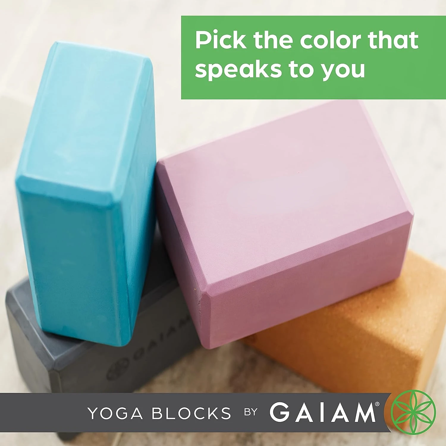 Premium Mint Green Non-Slip Yoga Block for Superior Stability and Comfort - Enhancing Balance with High-Quality Latex-Free Mater