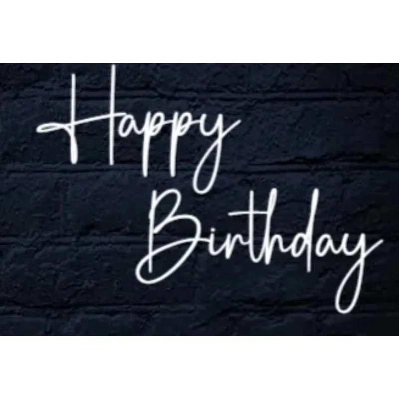 Неоновая вывеска на день рождения 2024ss Фотофон