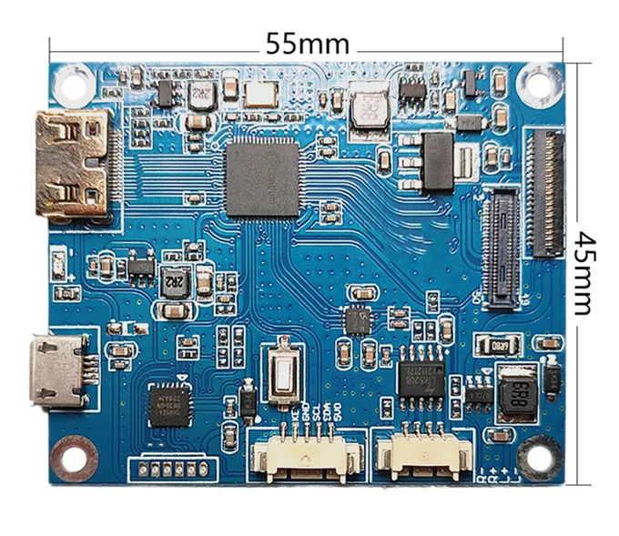 Круглый ЖК-экран IPS 3 4 дюйма 39PIN HD MIPI TFT JD9365DA Привод IC 800(RGB)* 800 совместимая с HDMI Плата