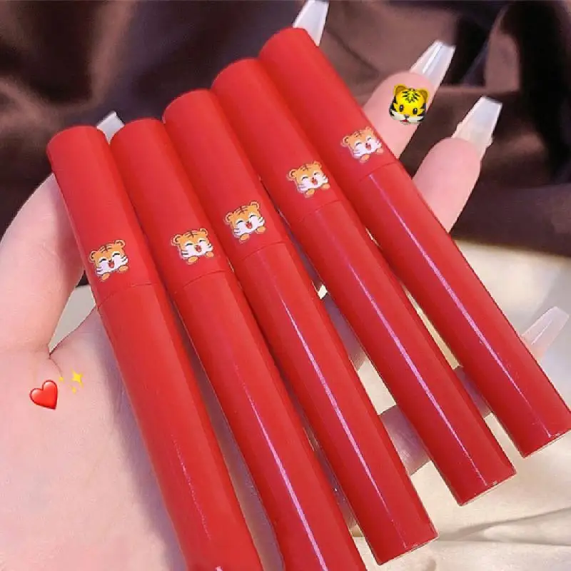 

5pcs Lipstick Suit Waterproof Sweatproof Non Stick Cup Matte Velvet Lip Glaze Long Lasting Moisturizing Rossetto Maquillage