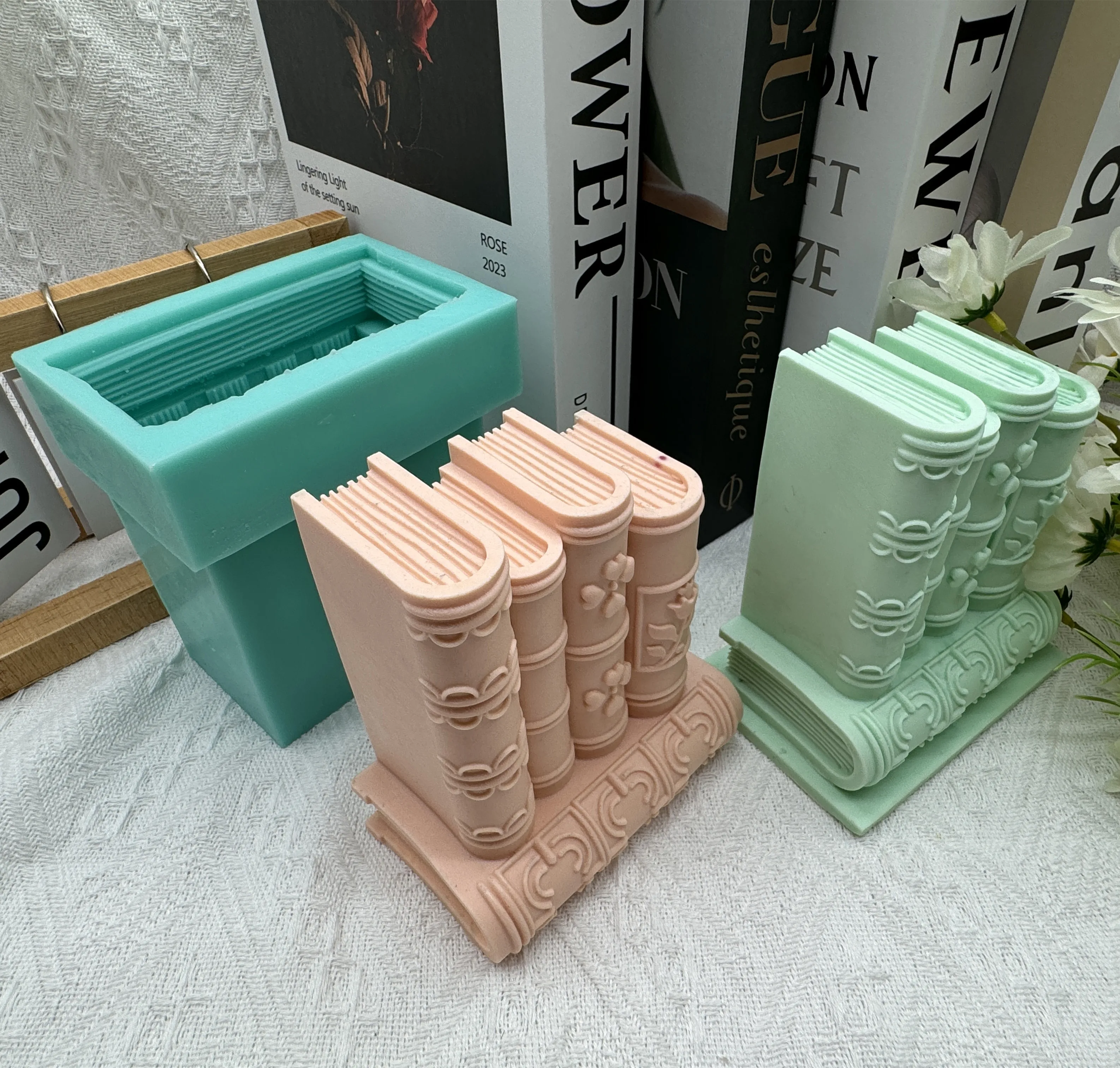 Силиконовая форма для мыла и свечи 3D формы расплава ароматического воска