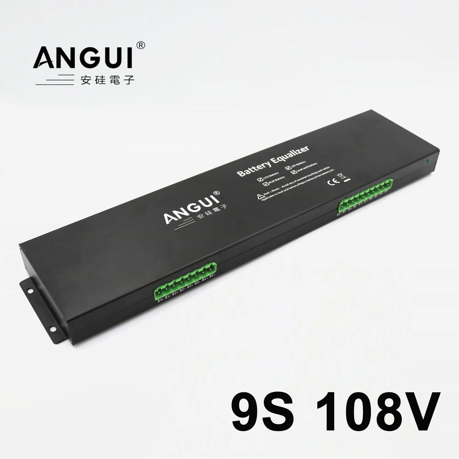 Алюминиевый эквалайзер для аккумуляторов ANGUI чехол BM109S, огнестойкий контроллер напряжения 108 в, тестер заряда NCM LTO LFP свинцово-кислотных акк...