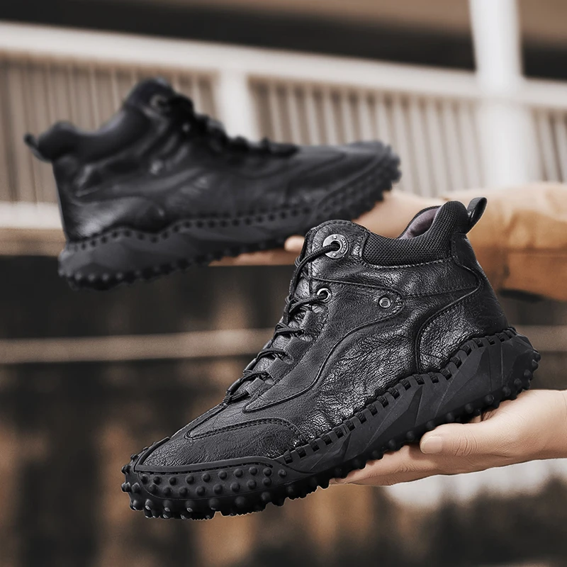 2022 New Fall Winter Men's Golf Shoes Classic Nail free Comfort Golf Training Sneakers Men's Lawn Non slip Golf Sneakers