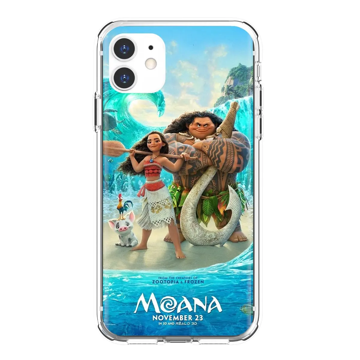 For Samsung Galaxy S10 S10E S20 FE S21 S30 S8 S9 S7 Plus Ultra Edge Lite Waialik Moana Princess Phone Skin Case images - 6