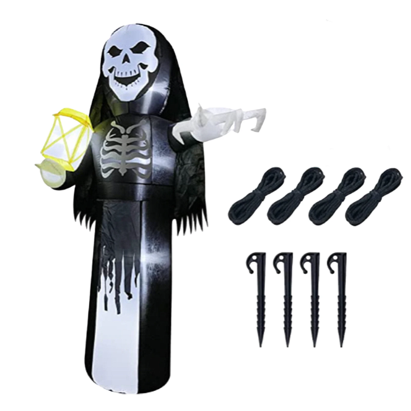 

Надувные призрачные огни, призрачный скелет, спутанные огни, встроенный мешок с песком, Улучшенная стабильность, предотвращает встряхивани...