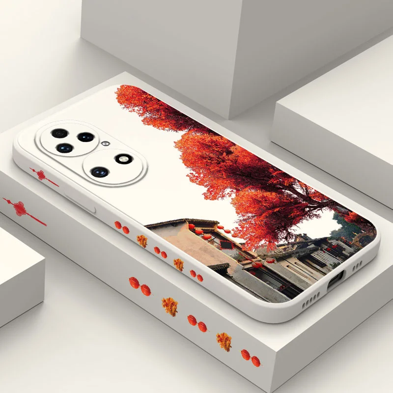 

Maple Station Phone Case For Huawei P50 P40 P30 P20 Pro Lite Nova 10 10SE 9 9SE Mate 50 50E 40 30 20 Pro Lite Cover