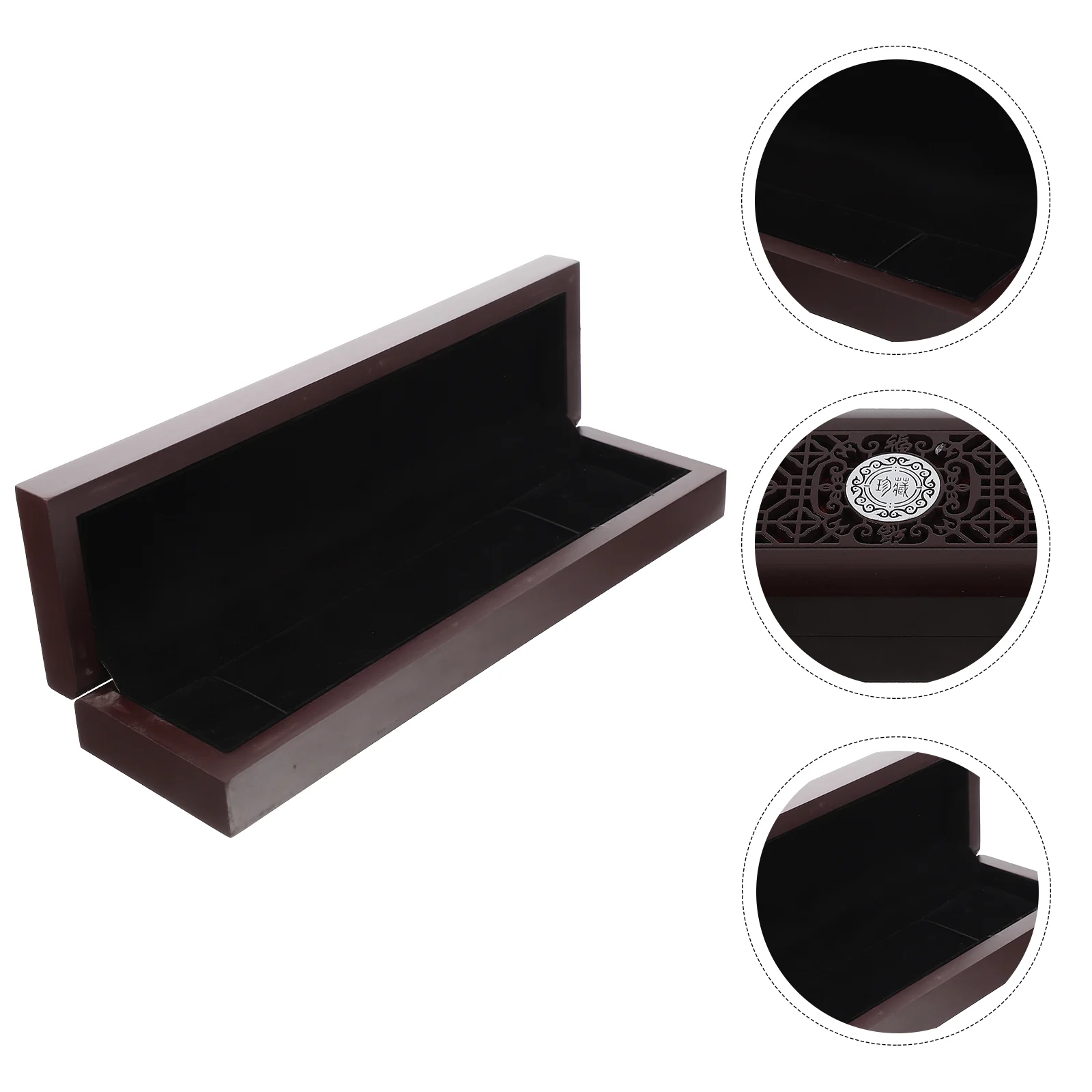 

Box Jewelry Gift Necklace Wooden Organizer Boxes Vintage Storage Bracelet Case Necklaces Ring Retro Holder Wood Storage box