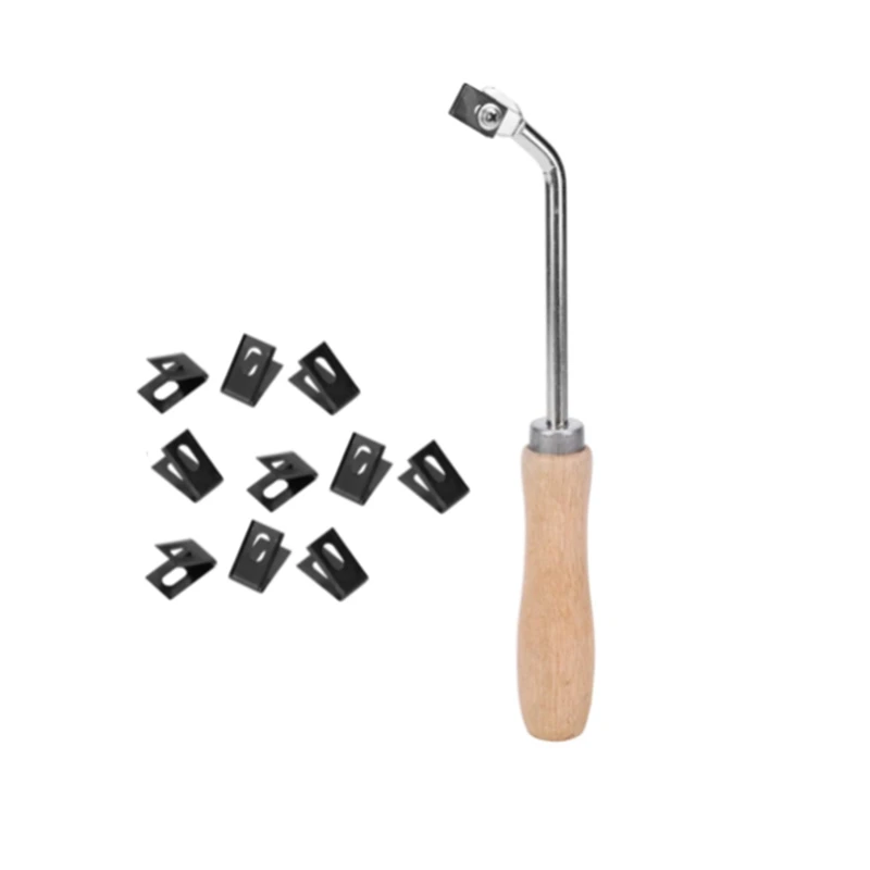 

Groover Beech Wood Grooving Gouge Steel Slotting Knife Flooring Tools For PVC Plastic Floor Slotting Tools With 10Blades