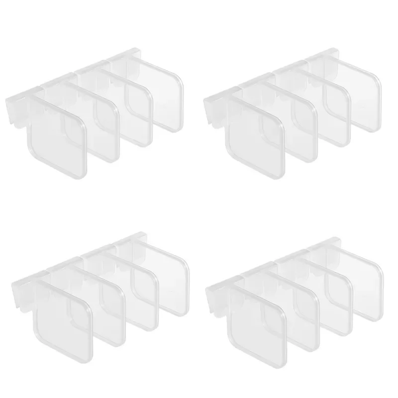 

Dividers Organizer Adjustable Snap-on Storage Box Refrigerator Pantry Grid Dividers Separator Organizer