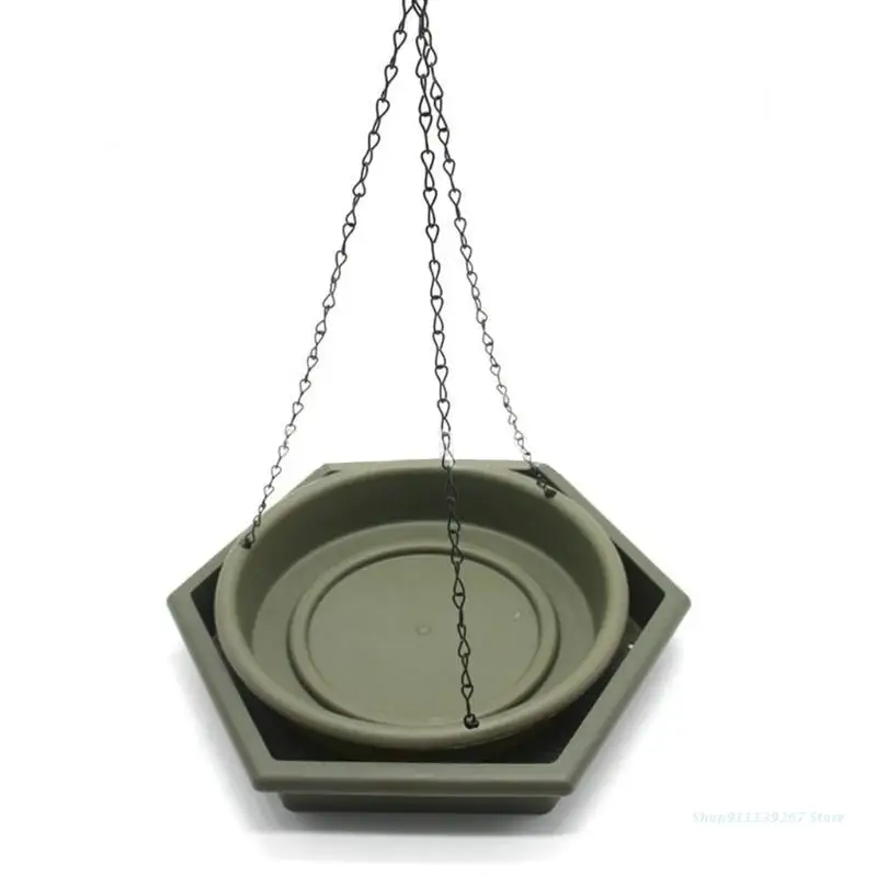 

C5AD подвесная птица для ванной, птица, искусственный крючок и цепочка, Легкая очистка, большая емкость