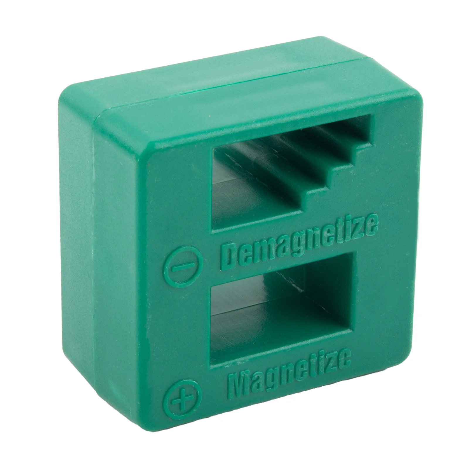 

Demagnetizer Magnetizer Plastic Screwdriver Magnetizer 53x50x29mm Green Degaussing Change Magnetism Tool For Repairing Electrica