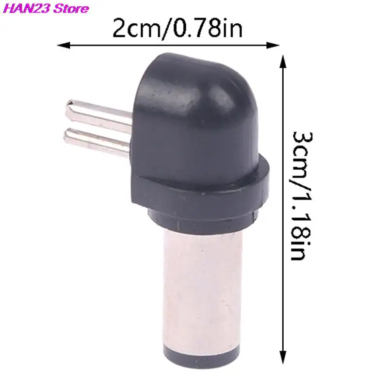 

1PC Black 7.4*5.0mm Universal AC DC 2 Pin Charger Tip Power Adapter Notebook Laptop DC Power