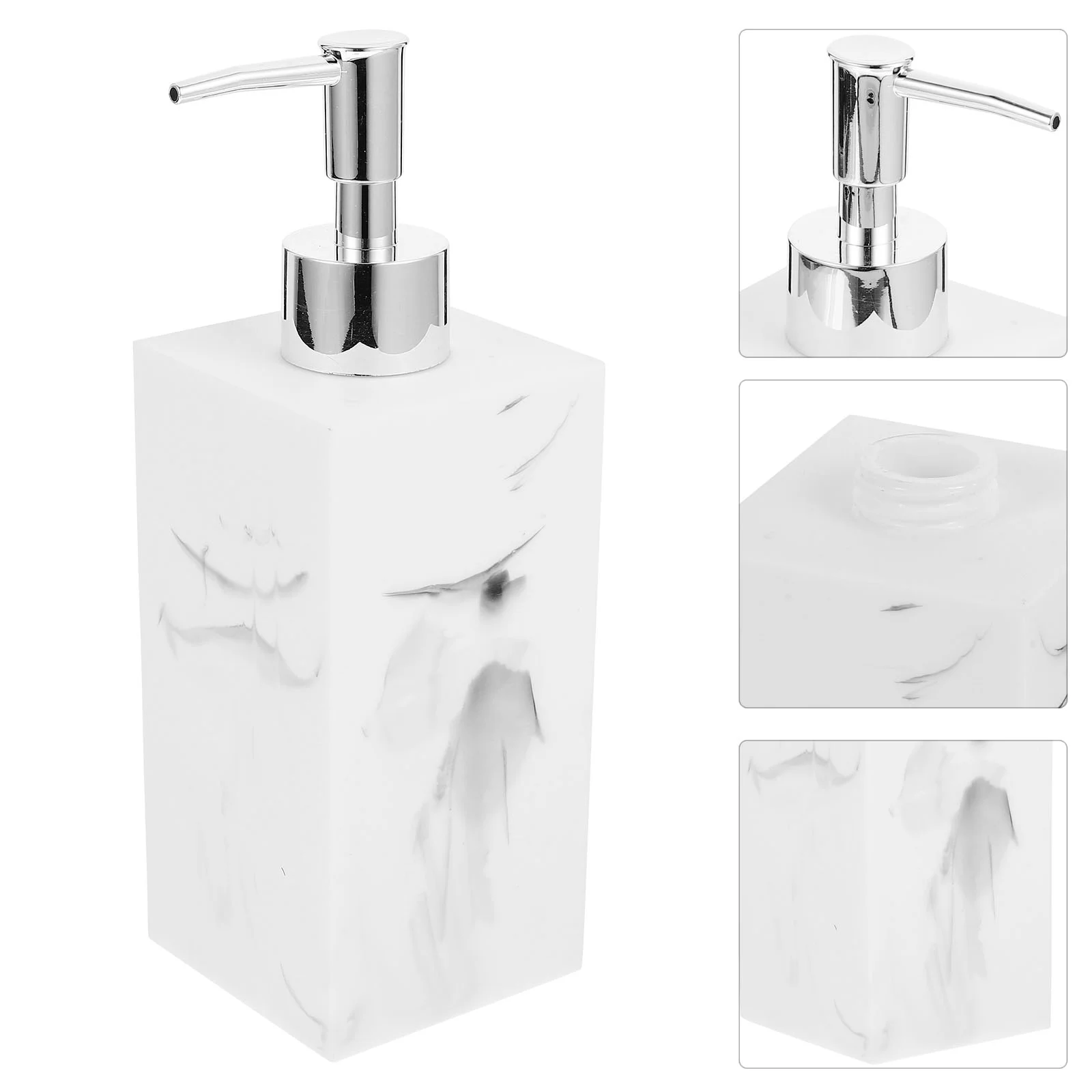 

Shower Pump Home Soap Bottle Marble Dispenser Refillable Shampoo And Conditioner Bottles Hand