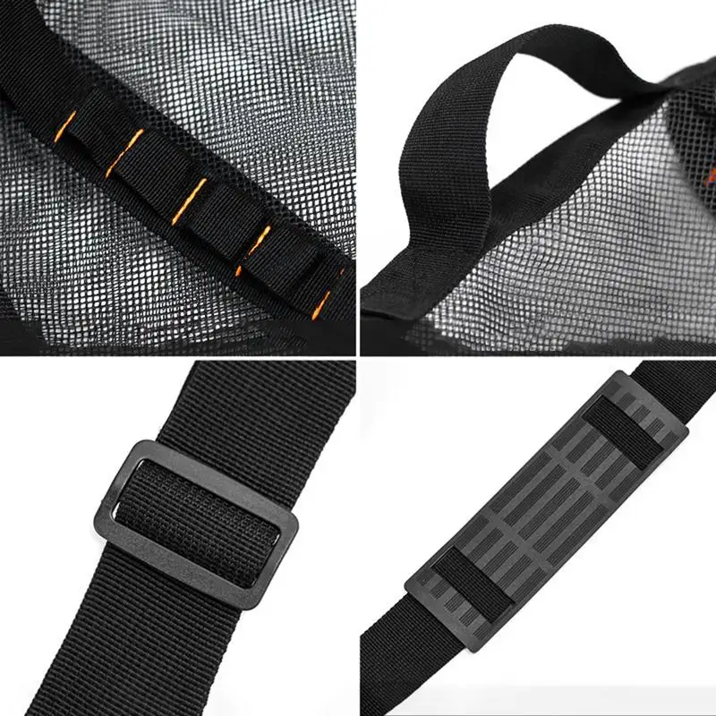 Składane torby plażowe do nurkowania 58x27x27cm przenośna siatka Tote wodoodporny sprzęt snorkelingu surfingu