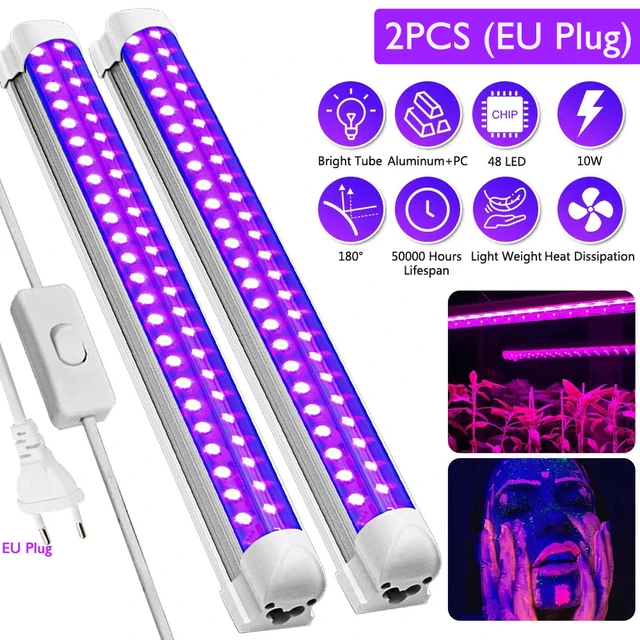 

niumuliu УФ-лампа черный свет 48 светодиодов