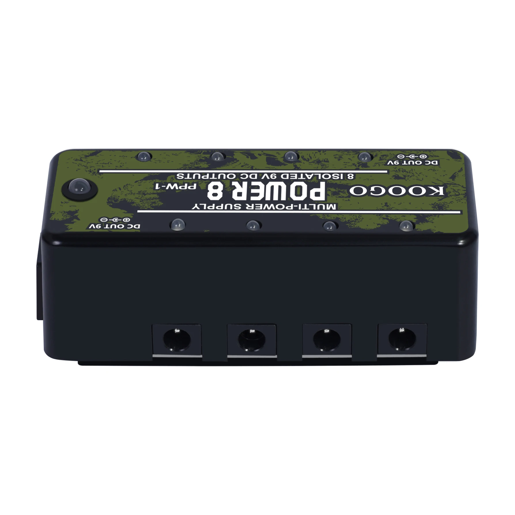 Koogo LEF-329 Mini Power Pedal Guitar Pedals Power Supply Multi Circuit Power 8 Isolated 9V Output With Short Circuit Protect