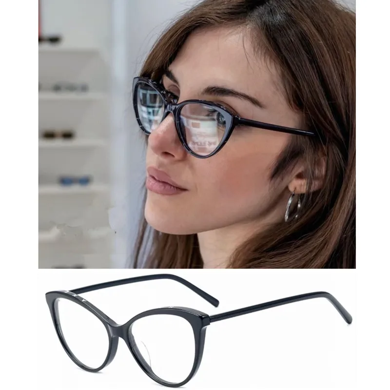 

Lightweight Fashion Sexy Small Cateye Frame Glasses for Women 54-18-140 Comfortable Wearing Goggles Eyewear Sunglasses Fullrim