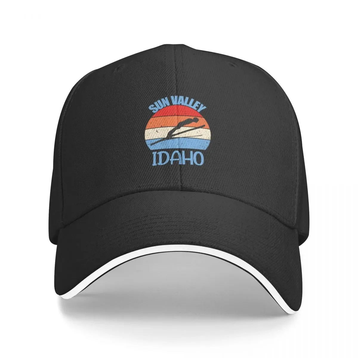 

New Sun Valley Ski Resort, Idaho Sign, Snowboard, Snowboarding Gifts Cap Baseball Cap bucket hat caps for women Men's