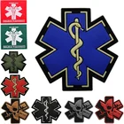 Медицинская искусственная ПВХ резиновая армейская нашивка с крючком, эмблема, нарукавники, тактические аксессуары для одежды, декоративные