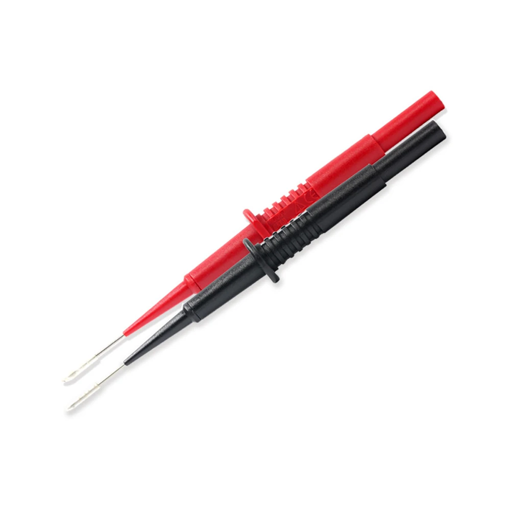 2Pcs Test Leads Pin 1MM Flexible Probe Tips Electrical Connector 4MM Female Banana Plug Multi-meter Needle |