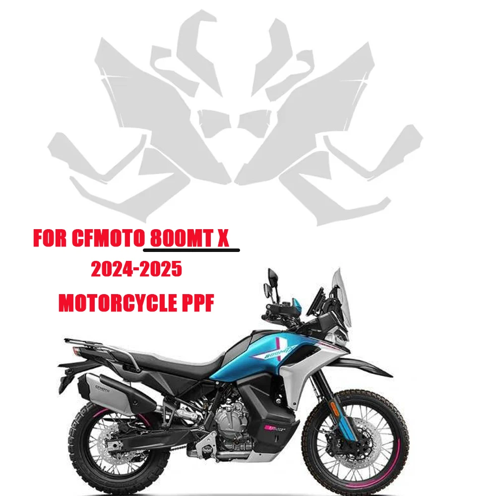 Аксессуары из ТПУ для мотоцикла PPF 800MT-X 2024-2025 CFMOTO 800MT X защитная пленка краски